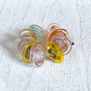 Handmade Lampwork Beads - Galaxies - Pastels
