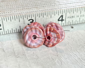 Boiler Room Studio - MICRO PUFFS - Streaky Coral Pink