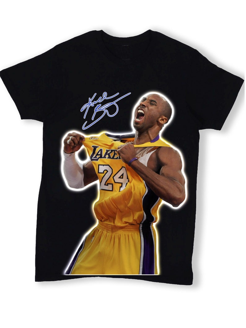 T-shirt Uomo Kobe Bryant X SLAM – Maglietta Nera Black Mamba Unisex - Foto 2