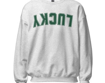 Lucky St. Patrick's Day-sweater - Gildan-ronde hals