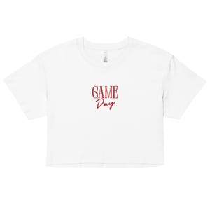 game day cropped tee for women  | football season | football szn | yay sports | college football | go team |