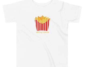 Fry Monster Toddler T-Shirt: Funny French Fry Snack Shirt