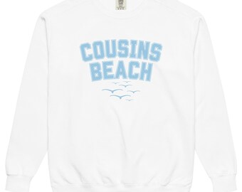 Cousins Beach Comfort Colors Sweatshirt: Coastalcore Summer Style