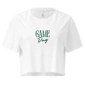 game day cropped tee for women  | football season | football szn | yay sports | college football | go team |