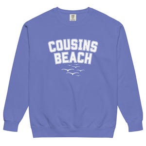 Cousins Beach Comfort Colors Sweatshirt: Coastalcore Summer Style