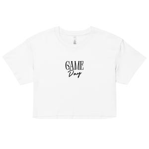game day cropped tee for women  | football season | football szn | yay sports | college football | go team |