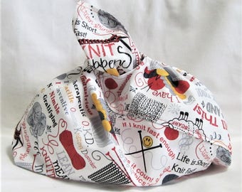 Small Bento Knitting Project Bag