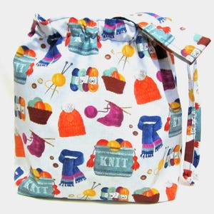 SOCK - Sac à projets en tricot