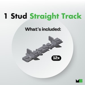 1 Stud Straight Track