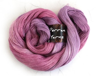 Blackcurrant Sorbet, Heavenly Lace hand dyed yarn