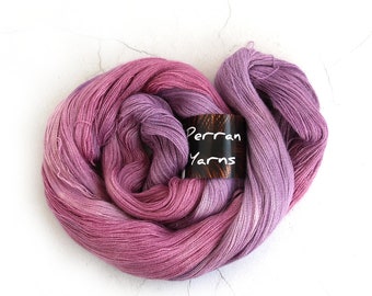 Blackcurrant Sorbet, Heavenly Lace hand dyed yarn
