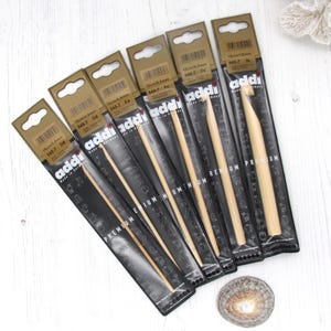 Addi Bamboo crochet hook, 3mm - 12mm