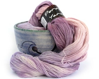 Buddleia, Heavenly Lace hand dyed yarn