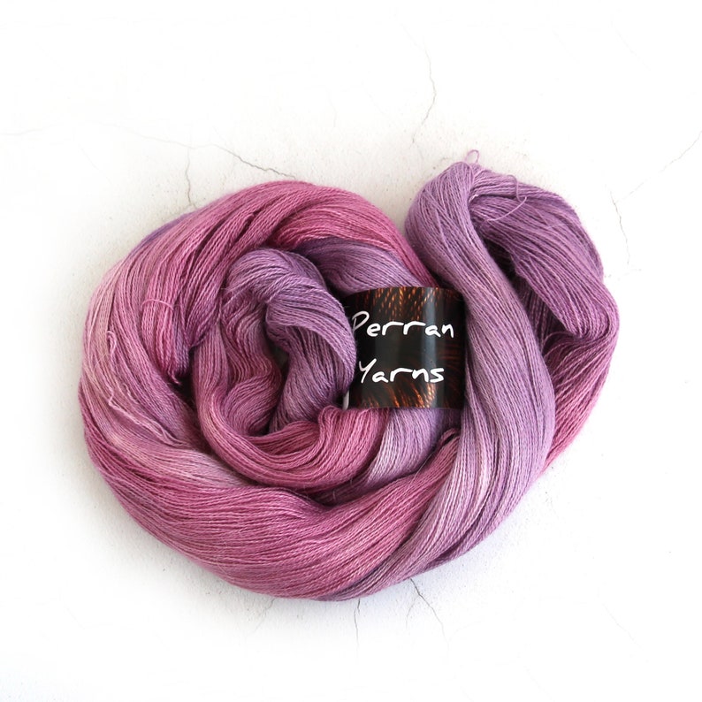 Blackcurrant Sorbet, Heavenly Lace hand dyed yarn zdjęcie 1