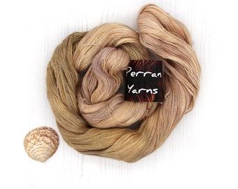 Sweet Chestnut, Heavenly Lace hand dyed baby alpaca silk cashmere yarn