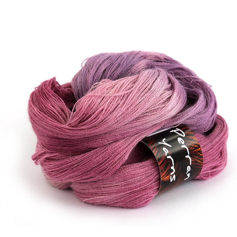 Blackcurrant Sorbet, Heavenly Lace hand dyed yarn zdjęcie 5