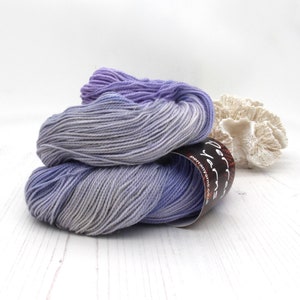 Fairy Dust, 4ply Sparkle merino wool hand dyed yarn image 3