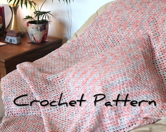 Snuggle Throw - corner to corner crochet blanket pattern
