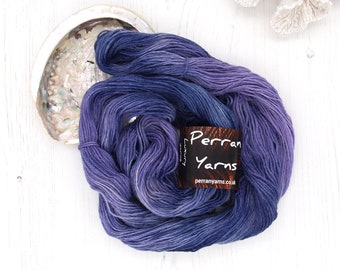 Galaxy hand dyed 4ply Champagne alpaca sock yarn with bio-nylon