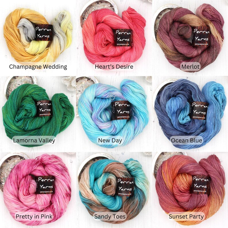 Yarn colourway options