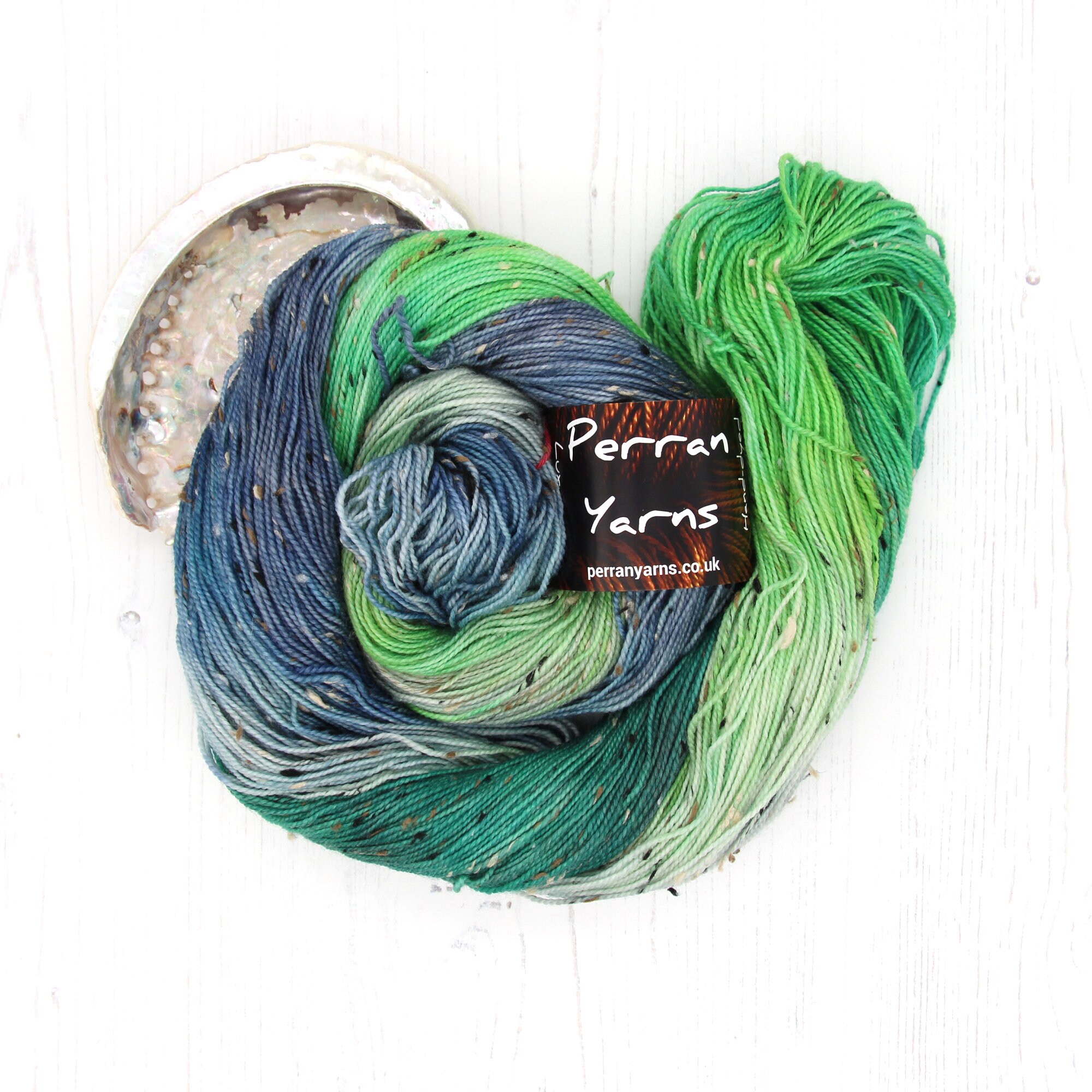 Riverside, 4ply Fleck hand dyed merino wool