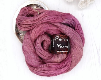 Blackcurrant Sorbet, Egyptian Lace luxury hand dyed yarn