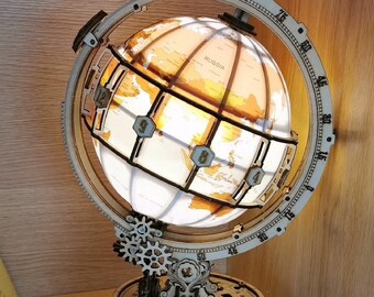 Handmade globe office ornament