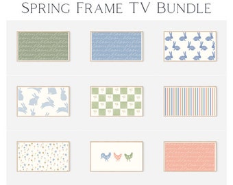 Spring Easter Samsung Frame TV Artwork Art Mode Screensaver Desktop Wallpaper Digital Download Cottage Cottagecore