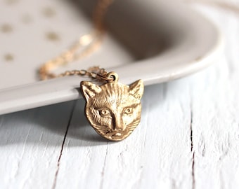 Cat Memorial Necklace | Dainty Cat Necklace | Cat Head Necklace | Gold Cat Necklace | Best Friend Birthday Gift for Woman or Girl