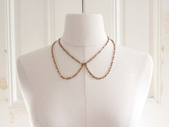 Delicate Gold Collar Necklace Fake 