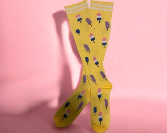 Personalized Lollipop Nurse Light Compression Stockings 15-20 mmHg, Compression Socks Medias de Compresion para Enfermera Travel Socks