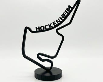 Hockenheimring as a 3D print – Perfect gift for motorsport lovers | DTM race track | Wall decoration | Race track model | Car racing