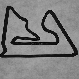 Formel 1 Strecke Bahrain 3D Druck Deko Geschenk F1 Auto Racing Track 3d Print 3D lineart shabby chick formula 1 wand kunst Bild 5