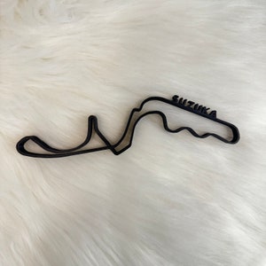 F1 Circuit Collection Suzuka Race Track 3D Print Decoration Gift F1 Car Racing Track shabby chick 3D Print lineart Formula 1 Wall Art