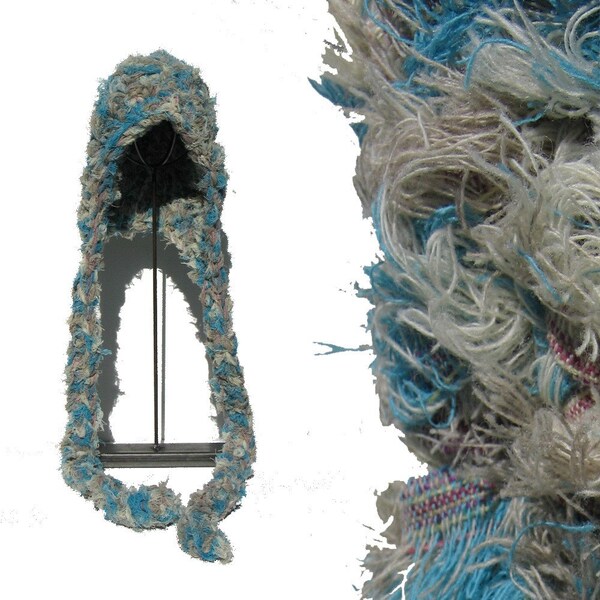 Sky Fairy Hood in Light Blue and Creamy Goodness