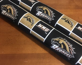 Poster Weights -- Set of 2 --  WMU Broncos