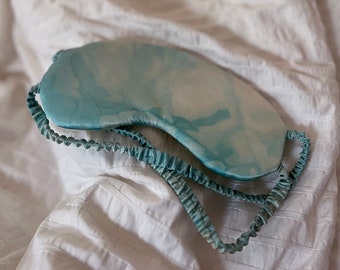 Rumination Sleep Mask in Organic Dyed Silk Charmeuse