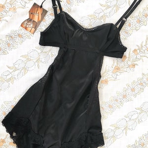 Eternal Daze Bodysuit in Black Silk Charmeuse valentines day, sustainable lingerie, custom sizing, adjustable, luxury lingerie, ethical image 2