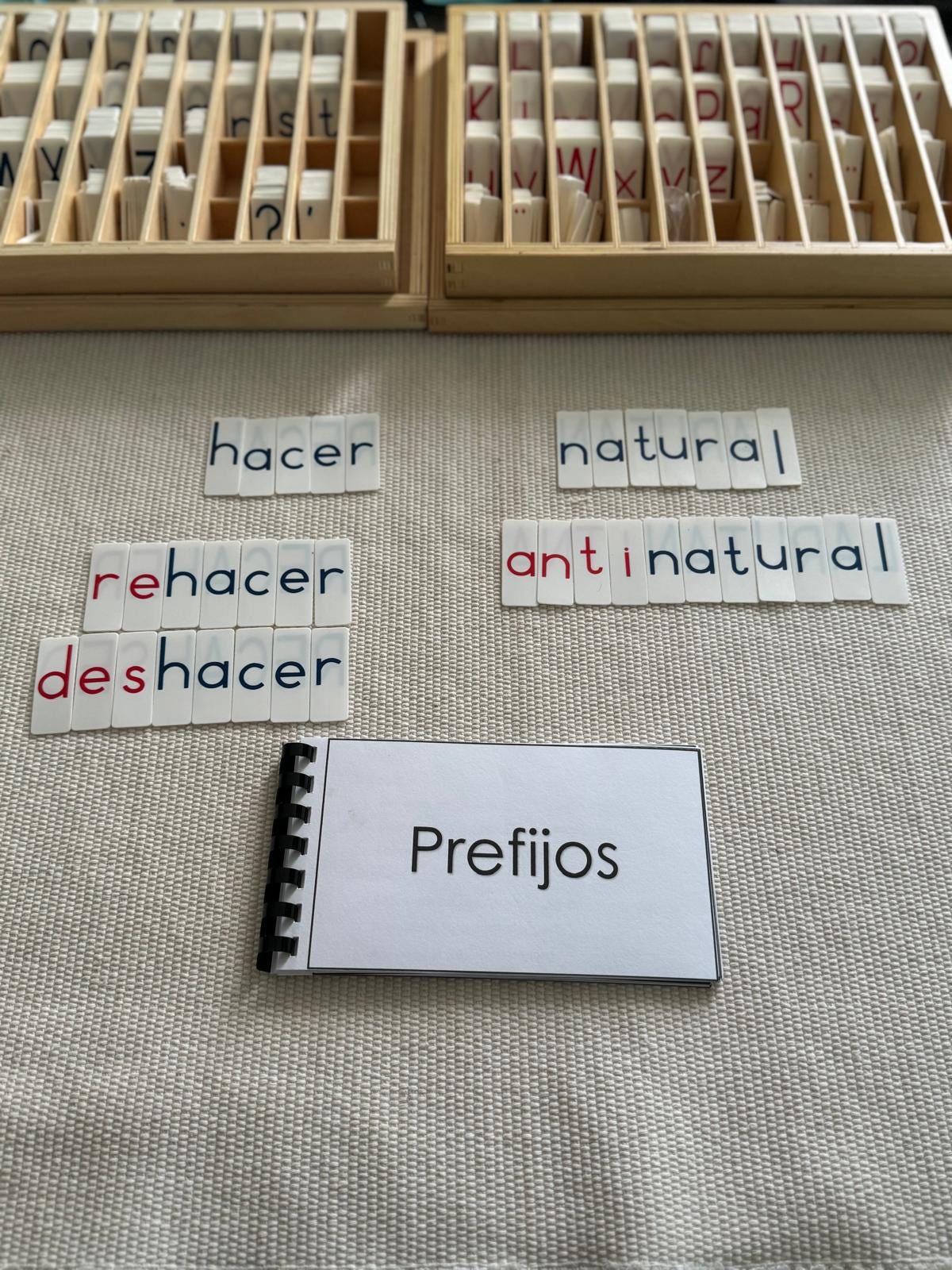 Montessori Prefixes and Suffixes Book