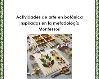 Montessori Digital Book – Art and Experiments for Children Ages 6-12 | Creative and Science Activities (Printable PDF)