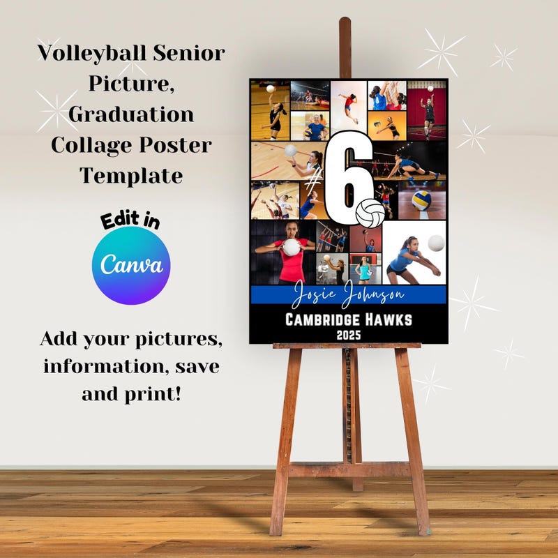 Volleyball Poster Ideas - Etsy
