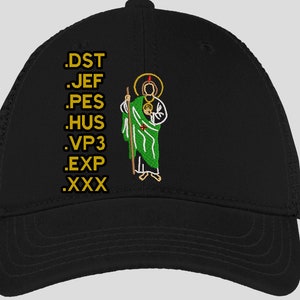 embroidery of Saint Jude Thaddeus colors cap