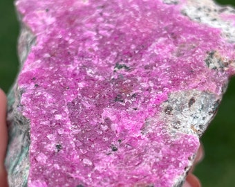 Hot Pink Cobalto Calcite Specimen