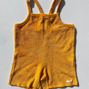 Yellow Dungarees jumpsuit 100% Cotton