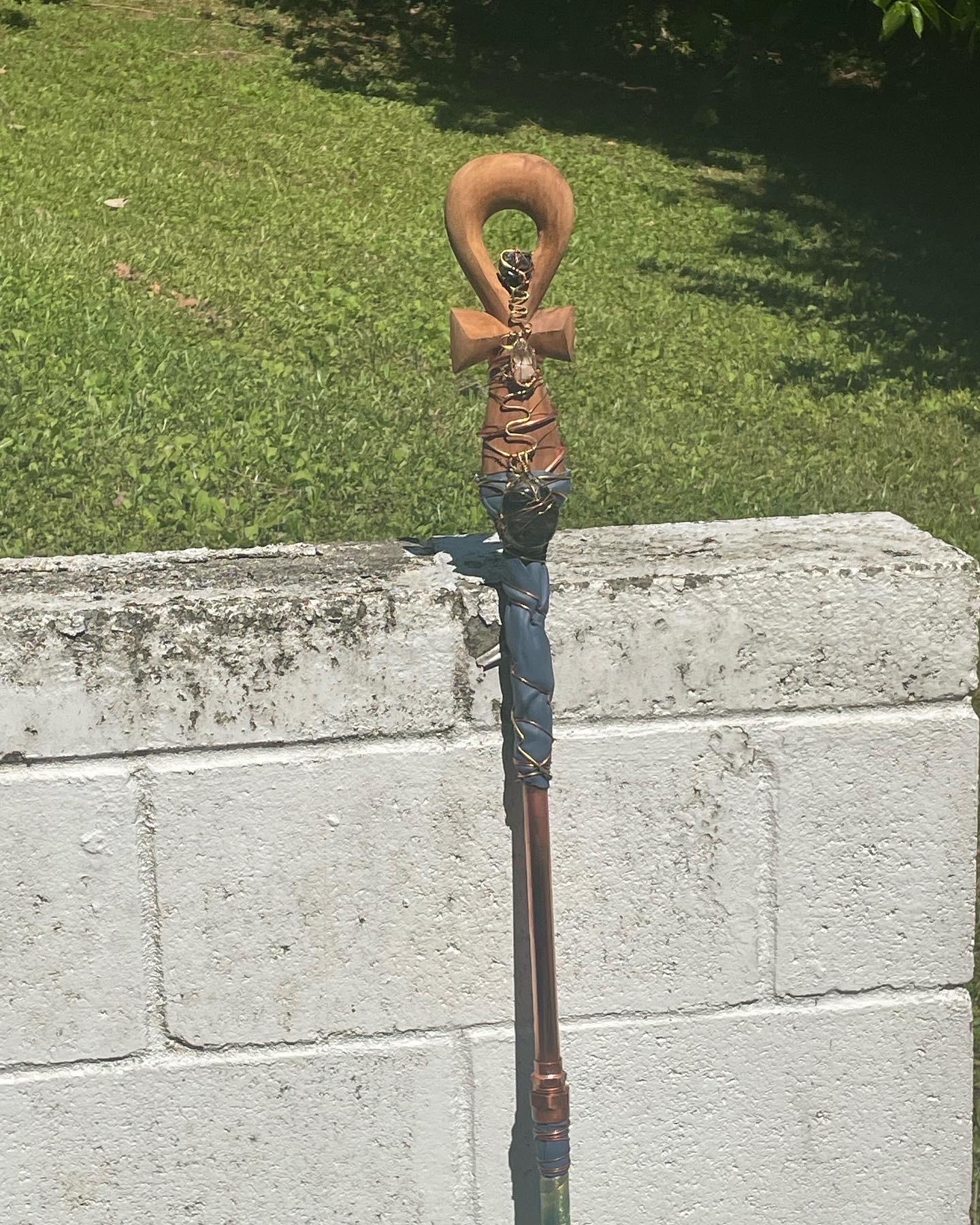 Ankh walking stick - Etsy 日本