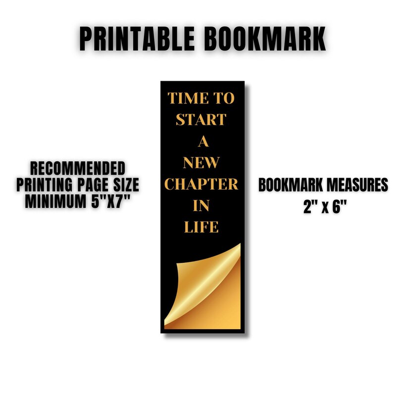 Printable Bookmark | Digital Bookmark | Digital Download | Bookmarks ...