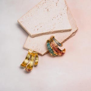 Rainbow Huggie Hoops Earrings/Rainbow Stud Earrings/Colorful Rainbow Stud Earrings/Best Friend Gift/Gift for Her/Perfect Birthday Surprise