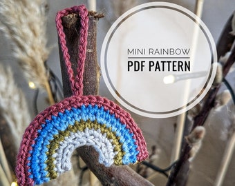 Mini Rainbow, PDF crochet pattern