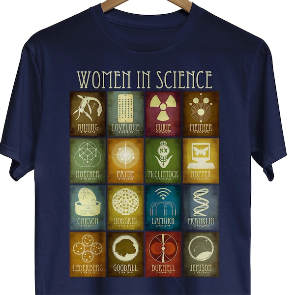Women In Science T-Shirt, STEM Teacher Gift, Girls Inspirational Tee