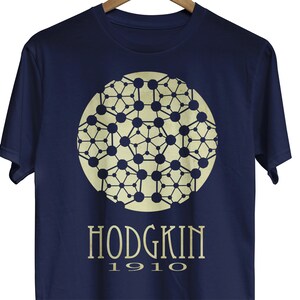 Dorothy Hodgkin Chemistry Shirt - Science T-shirt Chemist Gift Molecule Structure Illustration Geek Graphic Tee Women Scientist